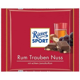 Ritter Sport Rum Raisin Hazelnoot 100g