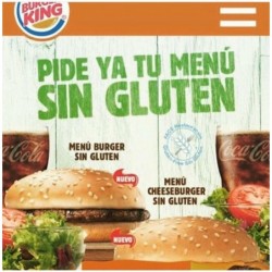 Gluten Free Burger Menu