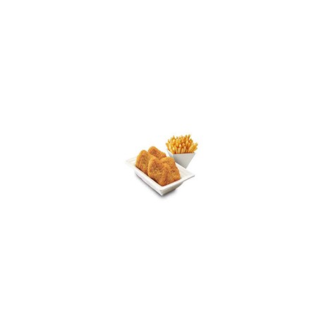 Nuggets de Pollo con Fritas