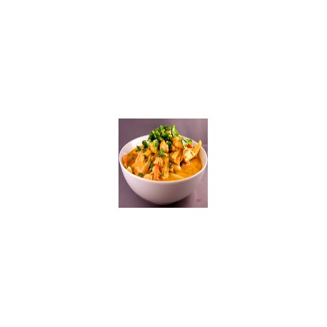 Curry rojo tailandés especial (pollo, ternera, gambas)