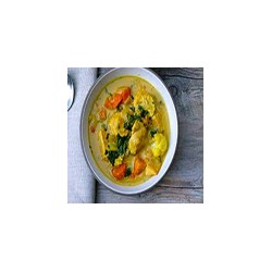 Verduras con salsa de curry chino