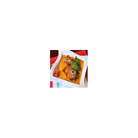 Pollo con Curry Rojo Thai